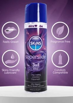 Skins Superslide Silicone-Based Lubricant - 130ml