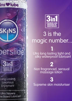 Skins Superslide Silicone-Based Lubricant - 130ml