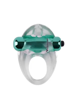 Sleek Vibrating Couples Cock Ring with Removable Bullet