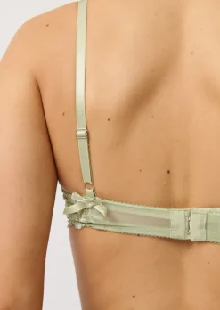 Sofia Non Pad Plunge Bra - Light Green