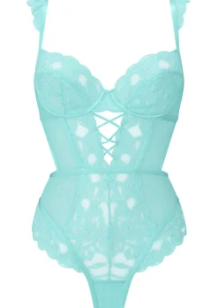 Sweet Romance Underwired Lingerie Body - Light Blue