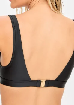 Swim Solid Collections Bikini Top - Black