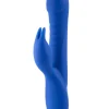 Swivelling Rippled Silicone Rabbit G-Spot Vibrator