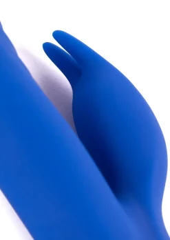Swivelling Rippled Silicone Rabbit G-Spot Vibrator