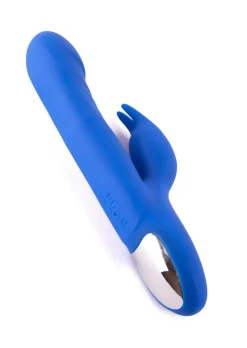 Swivelling Rippled Silicone Rabbit G-Spot Vibrator