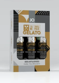 System Jo Gelato Flavoured Lubricant Triple Pack 3 x 30ml Set