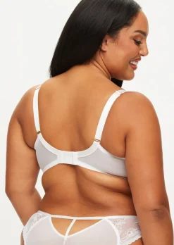 The Icon Fuller Bust Non Padded Balcony Bra - White