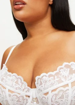 The Icon Fuller Bust Non Padded Balcony Bra - White