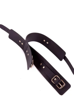 Thigh To Wrist PU Cuffs Bondage Restraint