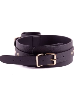 Thigh To Wrist PU Cuffs Bondage Restraint