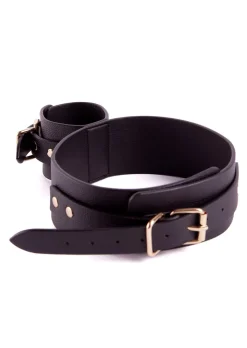 Thigh To Wrist PU Cuffs Bondage Restraint