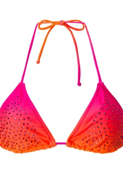 Triangle Ombre Bikini Top - Pink