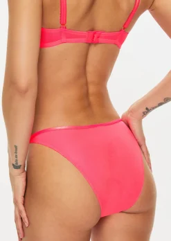 Tropical Oasis Brazilian Knickers - Bright Pink