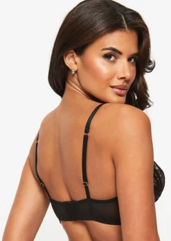 Untold Desire Non Padded Plunge Bra - Black