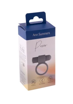 Vibrating Silicone Cock Ring with Removable Bullet