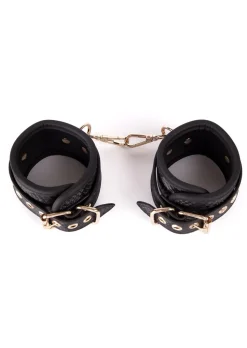 Viper Faux Snake Leather Handcuffs
