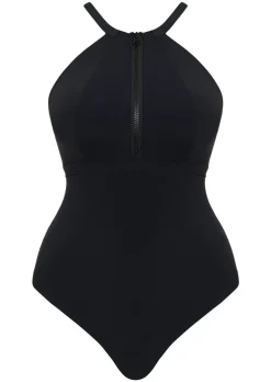Ziptide Non-Wired Swimsuit - Black