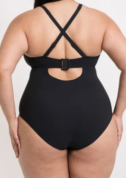 Ziptide Non-Wired Swimsuit - Black